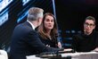 Melinda Gates, co-Chair of the Bill and Melinda Gates Foundation talks as French Finance a...