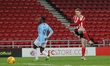  Sunderland's Duncan Watmore shoots and scores their first goal  during the Checkatrade Tr...