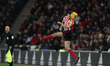 . Luke O'Nien of Sunderland in action during the Checkatrade Trophy Quarter Final match be...