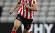 Luke O'Nien of Sunderland in action during the Checkatrade Trophy Quarter Final match betw...
