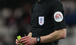 Referee Michael Salisbury  during the Checkatrade Trophy Quarter Final match between Sunde...
