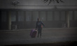 Italy, Rome: A migrant prepares to board a bus to leave Castelnuovo di Porto migrants cent...