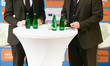 Frans Timmersmans and Enrico Rossi attending the Citizens' Dialogue debate at Auditorium M...