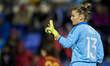 Sandra Paños (Barcelona) of Spain gives instructions during the friendly match between Spa...