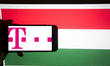 The logo of Magyar Telekom Nyrt. (" Hungarian Telekom Plc. "; full legal name: Magyar Tele...
