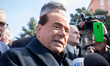 Former Italian premier and leader of centre-right Forza Italia (FI) party Silvio Berluscon...