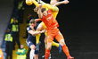 Nathan Bishop of Southend United and James Collins of Luton Townduring Sky Bet League On...