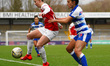 Mayumi Pacheco of Reading defending against Beth Mead of Arsenal during the FA Women's Sup...