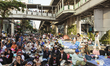 Anti-Government protesters have occupied Asoke Junction, one of seven key sites in Bangkok...