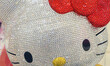 Hello Kitty figurine studded with a total of 19,636 Swarovski crystals, during Swarovski's...