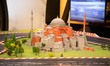 Miniature of Hagia Sofia and the city's landmarks in The "Lounge Istanbul" in Istanbul Ata...