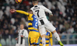 Cristiano Ronaldo #7 of Juventus FC scores his second goal during the serie A match betwee...