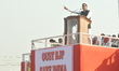 CPI(M) MP Md. Salim  address  at the Left Front political parties at the Public meeting in...