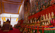 The Annual Great Sakya Monlam Prayers led by His Holiness Sakya Trizin Rinpoche, Lumbini,...