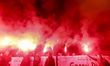 Activists lit the flares during a rally in front of Presidential Administration building i...