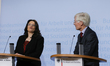 Press statement of the Labor Minister Nahles and Henning Voscherau "to order the Minimum W...