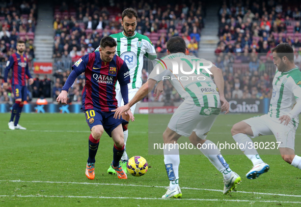 BARCELONA -20 de diciembre- SPAIN: Leo Messi in the match between FC Barcelona and Cordoba CF, for the week 16 of the spanish Liga BBVA matc...