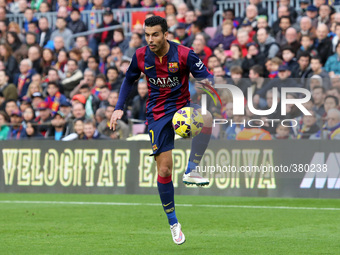 BARCELONA -20 de diciembre- SPAIN: Pedro Rodriguez in the match between FC Barcelona and Cordoba CF, for the week 16 of the spanish Liga BBV...
