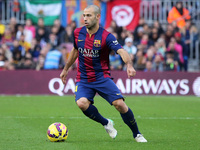 BARCELONA -20 de diciembre- SPAIN: Javier Mascherano in the match between FC Barcelona and Cordoba CF, for the week 16 of the spanish Liga B...