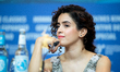 Sanya Malhotra attends the 'Photograph' press conference during the 69th Berlinale Interna...