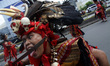 The Minahasa community from North Sulawesi province shows their traditional martial arts a...