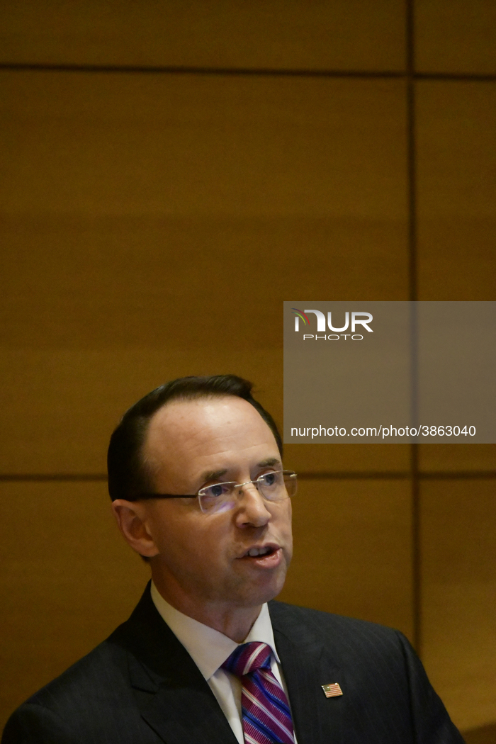 Deputy Rosenstein Speaks At Wharton School In Philadelphia