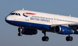 British Airways Airbus A320-200 with registration G-EUUO landing at Luxembourg Findel Inte...