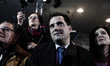 MP Adonis Georgiadis along with other MPs at Greek PM Antonis Samaras speech during his pr...