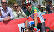 Elia Viviani of Italy and Deceuninck - Quick Step Team, seen at the start line of the seve...