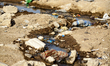 One of many little brooks filled with trash inside the Quru Gusik Refugee Camp.

Photo:...