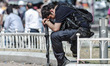 Clashes between police and protesters in Taksim Square. Police fired tear gas and water ca...