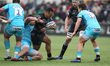 Newcastle's Sinoti Sinoti during the Gallagher Premiership match between Newcastle Falcons...
