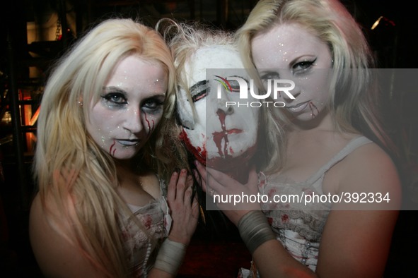 The Devil Doll Twins and Dr Hazes severed head
The 2015 Circus of Horrors Tour The Night Of The Zombie on January 10, 2015 at The Lighthous...