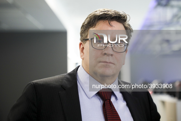 Todd Morgan, Senior Vice President of Varroc Lighting Systems, during the opening of Technical Center in Krakow, Poland on 5 March, 2019. Va... by Beata Zawrzel/NurPhoto