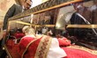 (EDITOR'S NOTE: File photo) A moment of dressing of Pope Celestine V, also known as Pope o...