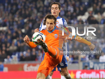 BARCELONA - january 13- SPAIN:Orban in the match between RCD Espanyol and Valencia, corresponding to the return of the round of 16 of the Co...