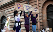Several thousands of women took to the streets of Toulouse for the UN International Women'...