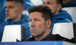 head coach of Club Atletico Madrid Diego Simeone during the UEFA Champions League Round of...