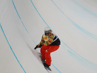 Johannes Hoepfl from Germany during Men's Snowboard Halfpipequalification, at FIS Snowboard World Championship 2015 in Kreischberg, Austria....