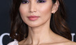 Actress Gemma Chan wearing Ralph and Russo arrives at the Los Angeles Premiere Of Marvel S...