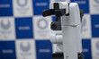 Toyota's HSR (Human Support Robot) is pictured at a demonstration of Tokyo 2020 Robot Proj...