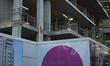 A sign advertising the re-generation of Elephant & Castle 