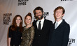 Julianne Moore and husband Bart Freundlich and Liv and son Caleb attend The Museum of the...