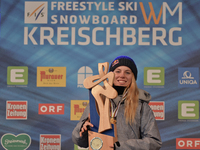 Lisa Zimmermann from Germany, wins GOLD in Ladies' Ski Slopestyle, at FIS Freestyle World Ski Championship 2015, in Kreischberg, Austria. 21...