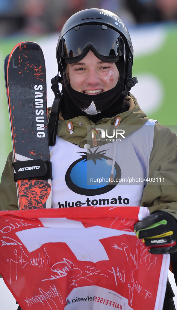 Fabian Boesch from Switzerland wins Men's Ski Slopestyle, at FIS Freestyle World Ski Championship 2015, in Kreischberg, Austria. 21 January...