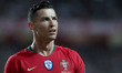 Portugal's forward Cristiano Ronaldo looks on during the UEFA EURO 2020 group B qualifying...