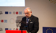 Chancellor of Argentina Jorge Faurie speaks,  during presentation of the "Spotlight Initia...