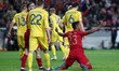 Portugal's forward Dyego Sousa reacts during the UEFA EURO 2020 group B qualifying footbal...