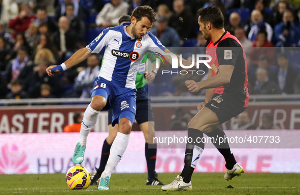 BARCELONA - january 25- SPAIN: Stuani in the match between RCD Espanyol and Almeria CF, corresponding to the week 20 of the spanish Liga BBV...