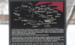 A sign outside Auschwitz Museum, showing the advance of the Red ARmy in January 1944, few...